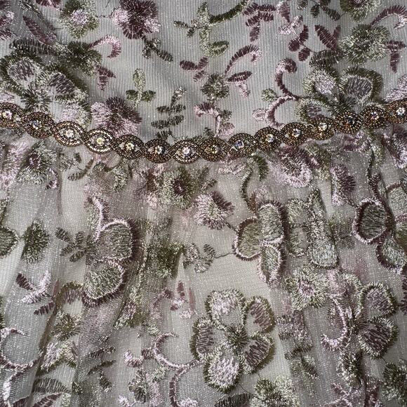 Rare Editions Girls 5 Embroidered Dress Formal Wedding Special Occasion Party - Picture 9 of 10